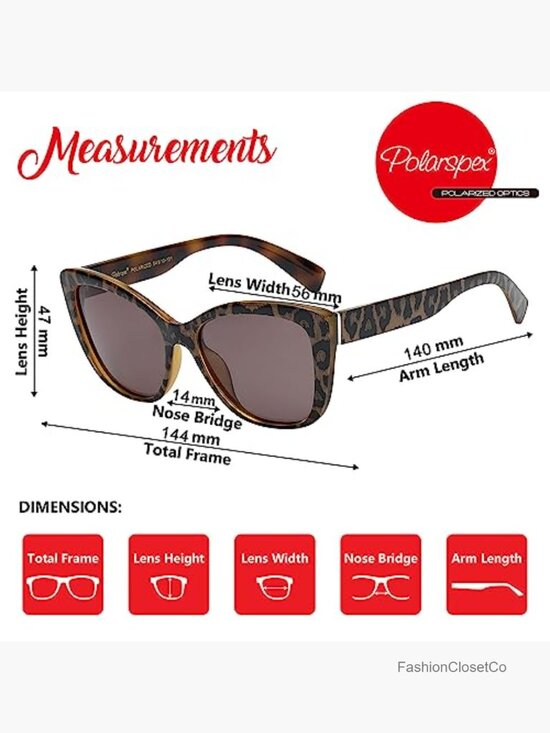 Polarized Cat Eye Sunglasses for Women – Oversized UV400 Fashion Sun Glasses main image 6